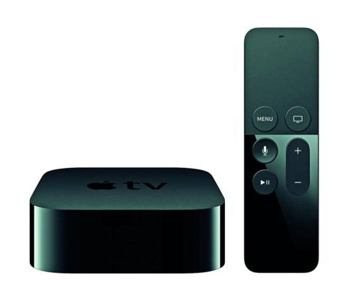 APPLE TV. Negli Stati Uniti il set-top box  ormai diffuso: la scatoletta Apple consente il video streaming sul televisore di casa. 419 euro